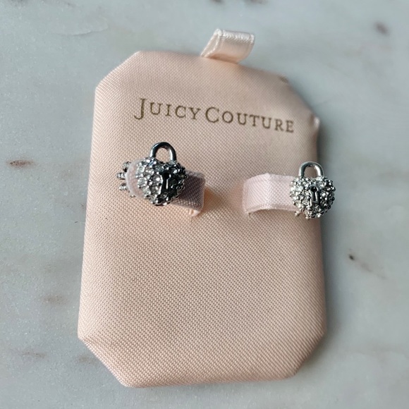Y2K Juicy Couture - Stud Heart Earrings - never worn - Picture 4 of 7